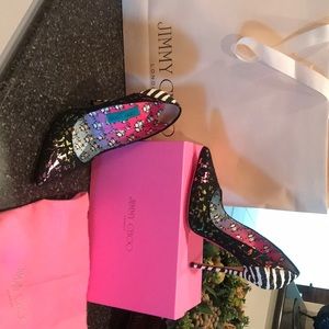 Jimmy Choo Black/Multi/Black and White